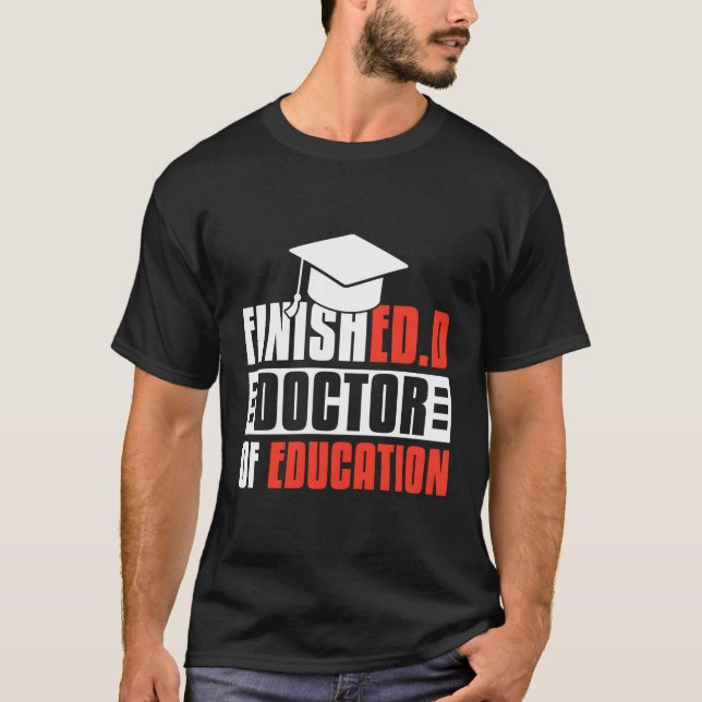 Slutgiltigt utbildningstillägg EDD Doktor T Shirt (Framsida)