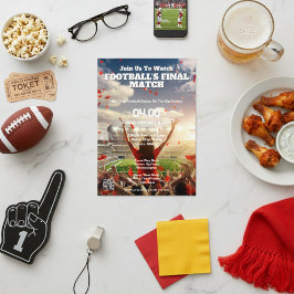 Slutinbjudan till triumph Football Touch Inbjudningar