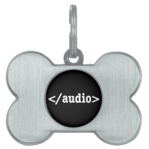 Slutkod för HTML5-Audio ID-bricka Husdjur