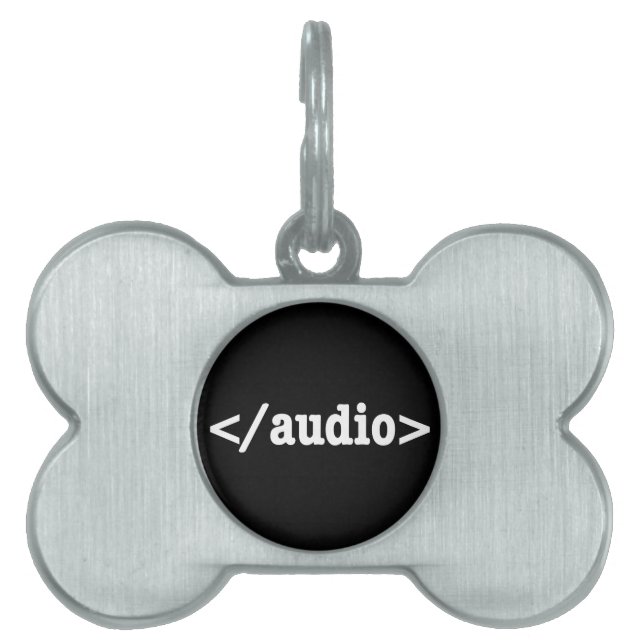 Slutkod för HTML5-Audio ID-bricka Husdjur (Framsidan)