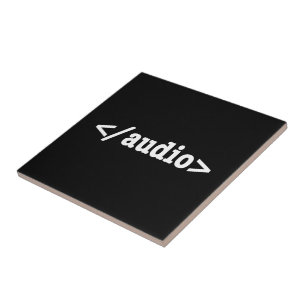 Slutkod för HTML5-Audio Kakelplatta