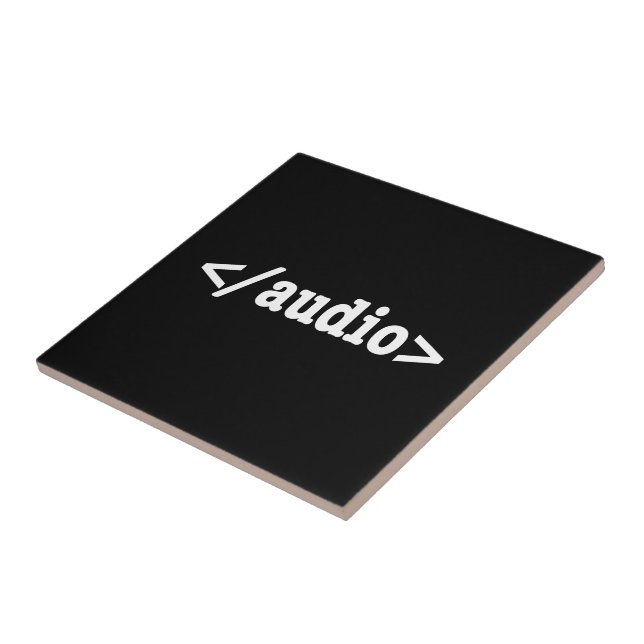 Slutkod för HTML5-Audio Kakelplatta (Sidan)