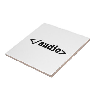 Slutkod för HTML5-Audio Kakelplatta