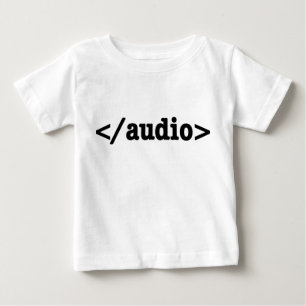 Slutkod för HTML5-Audio T-shirt