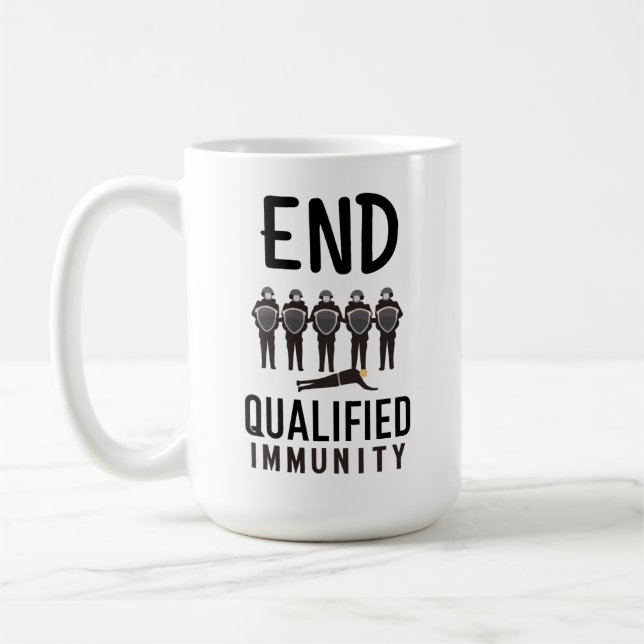 SLUTKVALIFICERAD IMMUNITET - Rättvisa och ansvar Kaffemugg (Vänster)