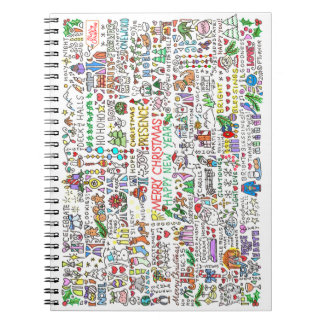 Slutlig bärbar julklapp anteckningsbok