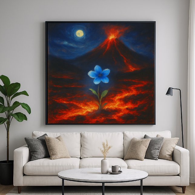 Slutlig blomma - Pastellmålning Stil liggande bild Poster (Skapare uppladdad)