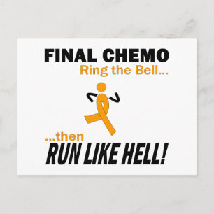 Slutlig Chemo Springa som helvetet - Leukemi Vykort