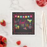 Slutlig Fiesta Bachelorette Party Napkin Pappersservett<br><div class="desc">Perfekt för att hedra Bride att bli!</div>