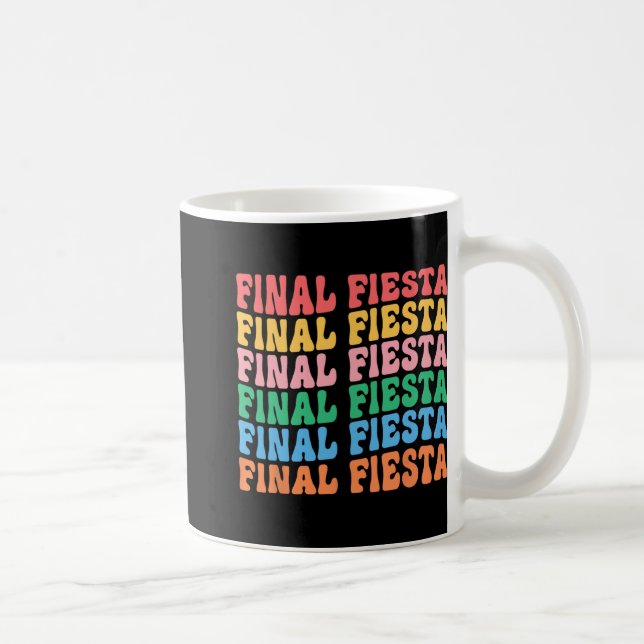 Slutlig Fiesta Bride Squad Matching Bachelorette P Kaffemugg (Höger)