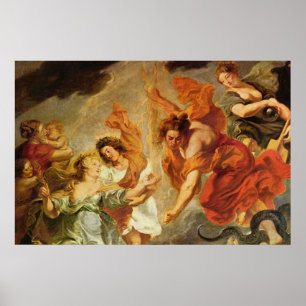 Slutlig förlikning av Marie de'Medici Poster