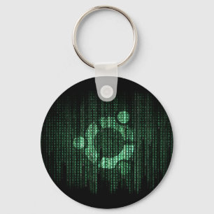 Slutlig grön Linux Nyckelring