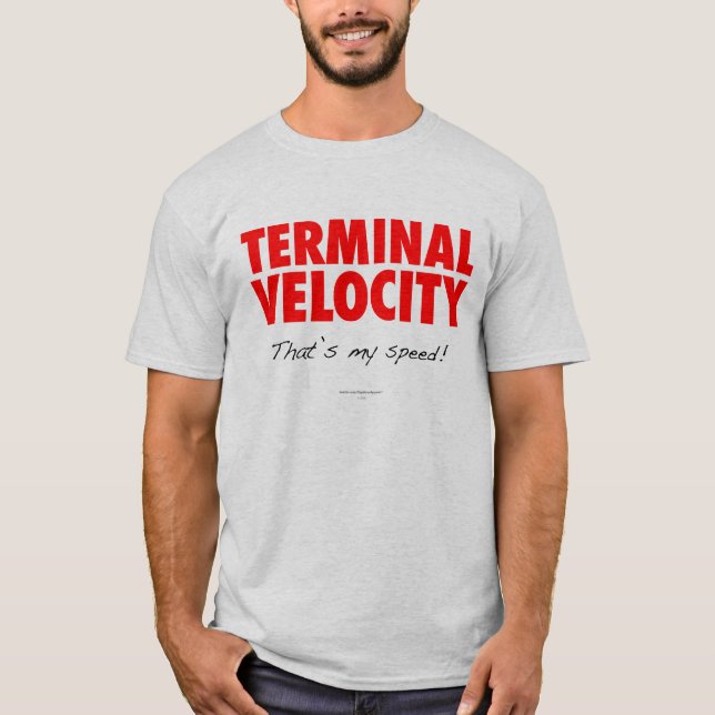 Slutlig hastighetsSkydiver T-shirt (Framsida)