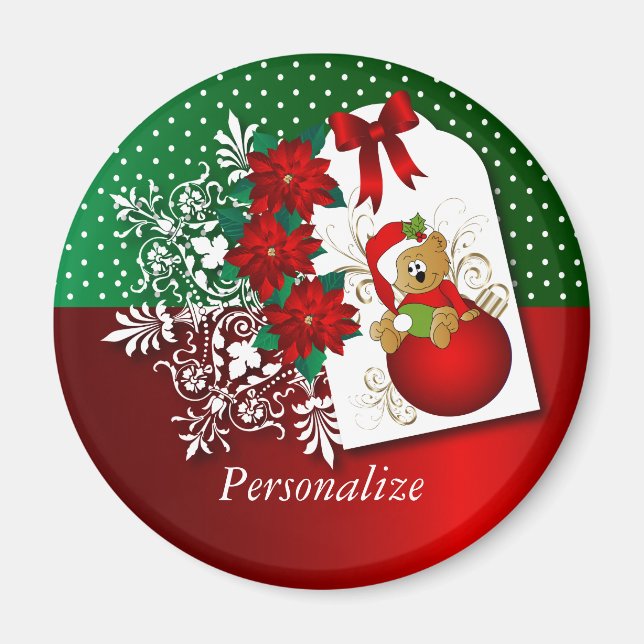 Slutlig Helgdag - julklapp Magnet (Framsidan)