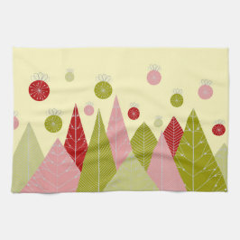 Slutlig julillustration kökshandduk