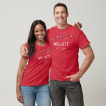 Slutlig julsträng ljus Anpassningsbar Family namn T Shirt<br><div class="desc">Vi presenterar den kommande julstarten Ljus Anpassningsbar Family Namn T-Shirt, en perfekt för familjer som kärlek matchar utfall under återföreningarna och julhelgen. Designat med ett vackert tema för helgdag gör anpassadets t-shirt att du kan anpassa det med familjens efternamn, skapar det ett unikt och meningsfullt tillägg till din varstubin. Vare...</div>