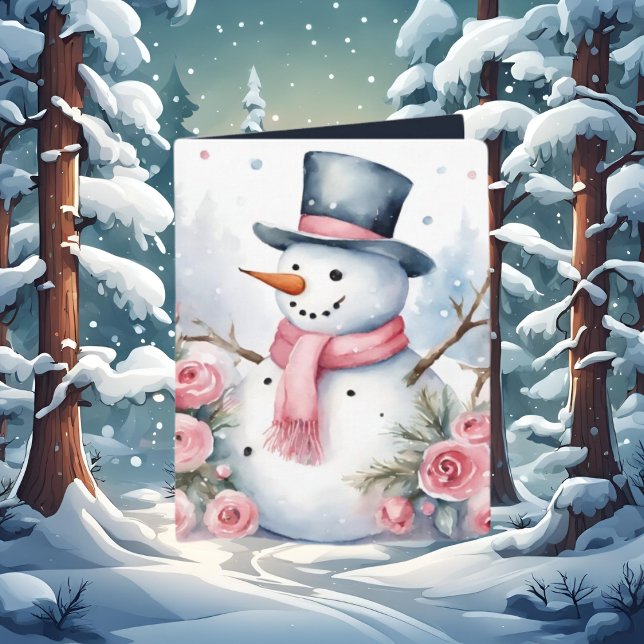 Slutlig jultillagd snögubbe kort (Skapare uppladdad)