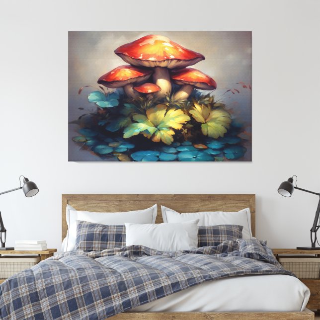 Slutlig konstsamling nr 13 canvastryck (Insitu (sovrum))