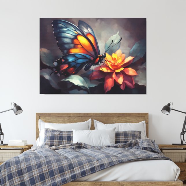 Slutlig konstsamling nr 17 canvastryck (Insitu (sovrum))