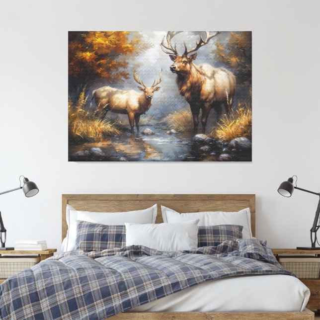 Slutlig konstsamling nr 3 canvastryck (Insitu (sovrum))