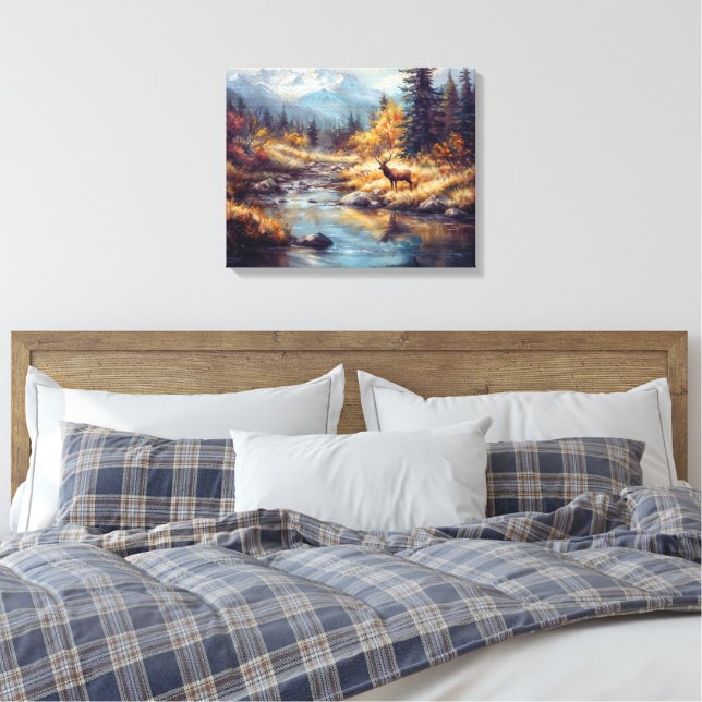 Slutlig konstsamling nr 6 canvastryck (Insitu (sovrum))