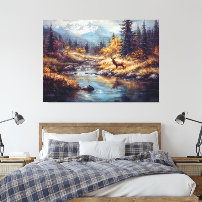 Slutlig konstsamling nr 6 canvastryck (Insitu (sovrum))