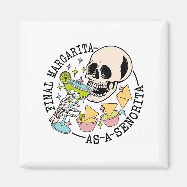 Slutlig Margarita som senorita Skull Team Bride By Magnet (Framsidan)