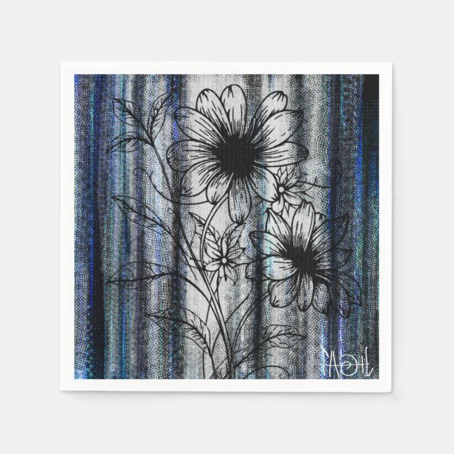 Slutlig nederbördsbild pappersservett (Framsidan)