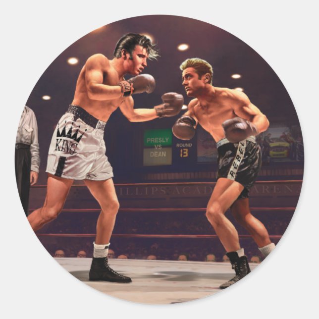 Slutlig runda runt klistermärke (Framsida)