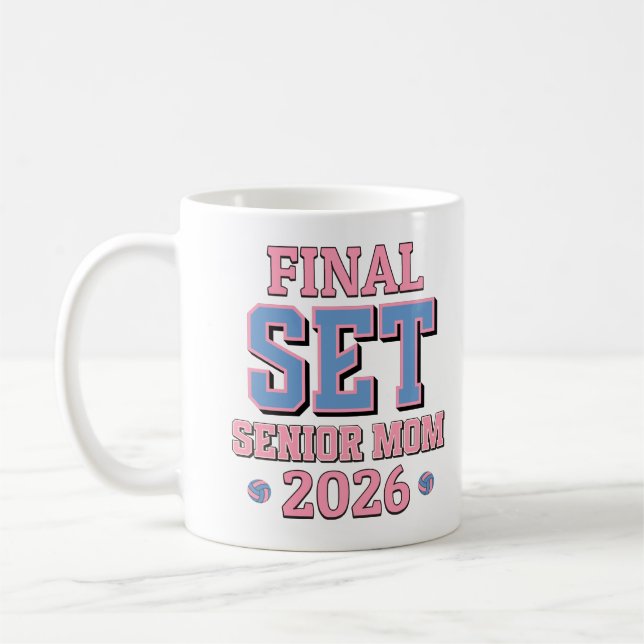 Slutlig uppsättning volleyball Studenten-klass 202 Kaffemugg (Vänster)