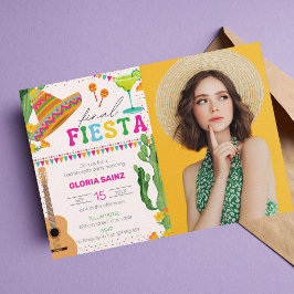 Slutliga Fiesta Photo Bachelorette Party Inbjudningar