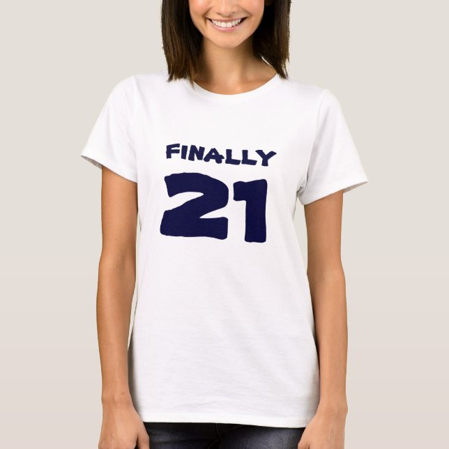 Slutligen 21 sjöfart t-shirt (Framsida)