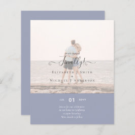 Slutligen är vi engagerade! Bröllop-annonseringsFO