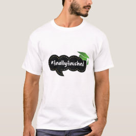 Slutligen Avslutat Studenten Grönt Bubble T Shirt