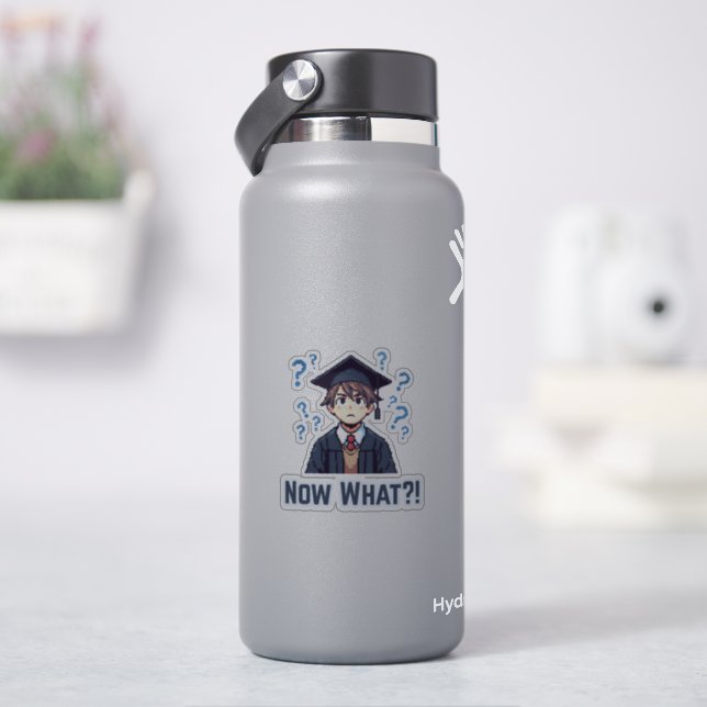 Slutligen graderad ... Vad då? Klistermärken (HydroFlask)