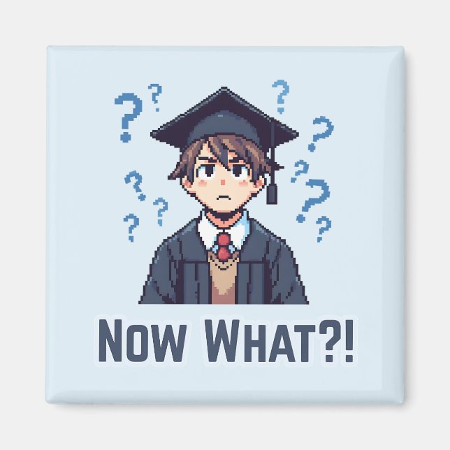 Slutligen graderad ... Vad då? Magnet (Framsidan)