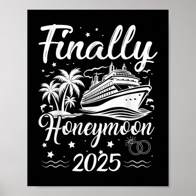 Slutligen Honeymooning 2025 Romantic Cruise Honeym Poster (Framsidan)