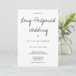 Slutligen inträffar Bröllop Typography Minimal