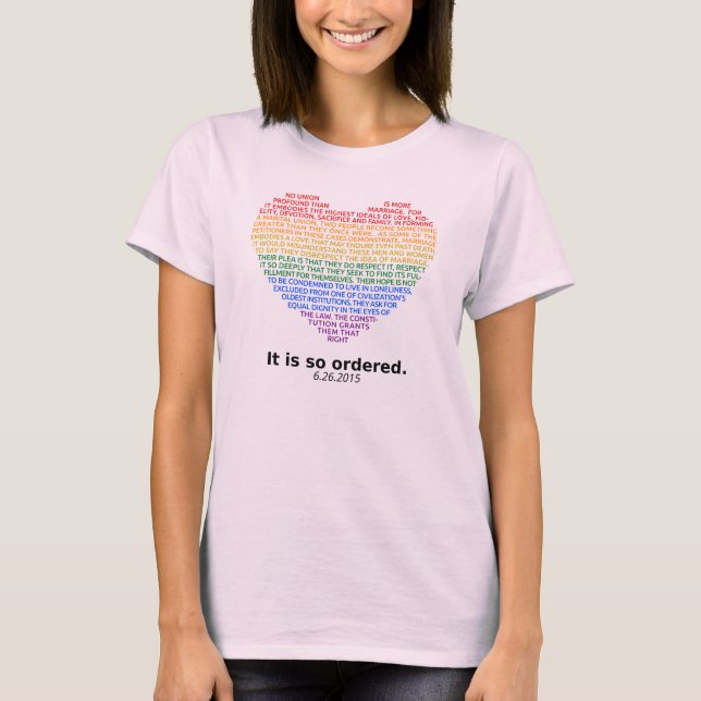 Slutligen jämbördig damT-tröja T-shirt (Framsida)