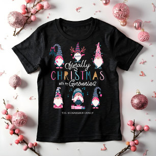 Slutligen jul med mina Gnomies Funny Gnomes T Shirt
