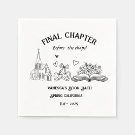 Slutligt kapitel före Chapel Bok Bachelorette Pappersservett