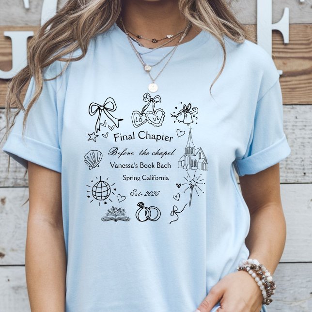 Slutligt kapitel före Chapel Bok Bachelorette T Shirt (Skapare uppladdad)