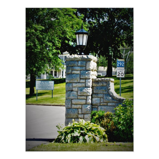 "Slutligt stopp" Fototryck (Framsidan)