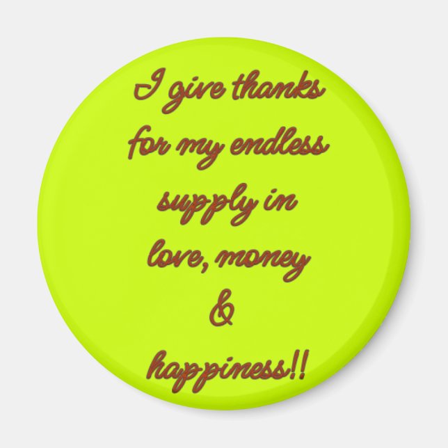 Slutlös matningsmagnet magnet (Framsidan)