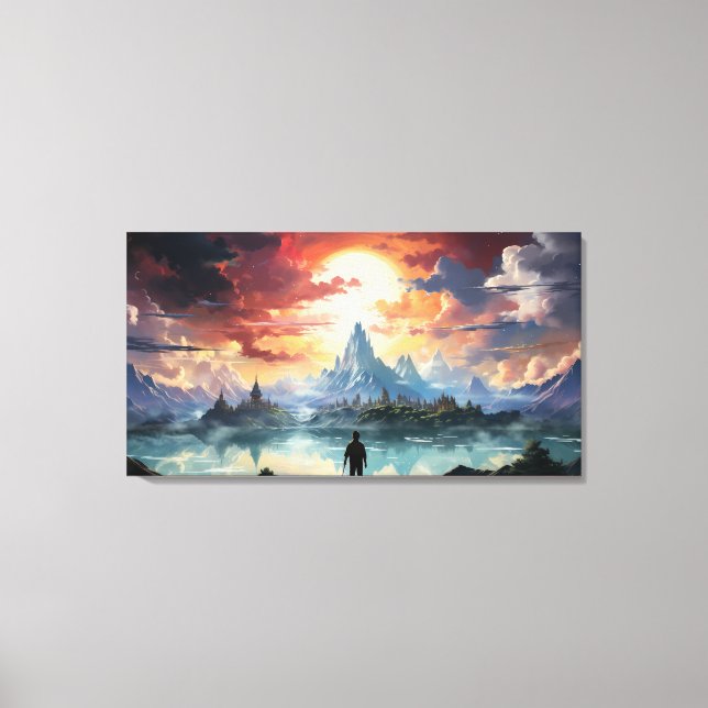 Slutmålet har nåtts canvastryck (Framsida)