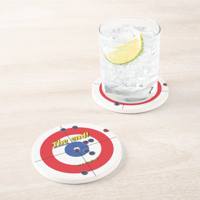 Slutsandstenen Underlägg - (röd) Sandsten (Sidan)