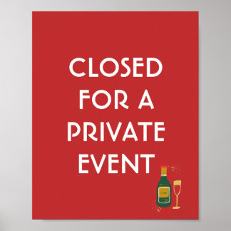Slutsignatur för privat händelse, Händelse Poster