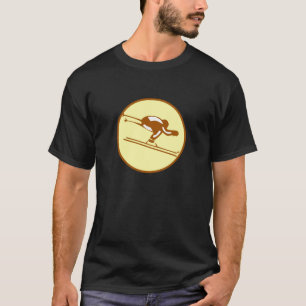 SLUTTANDE SKIDA VINTERN T-SHIRT