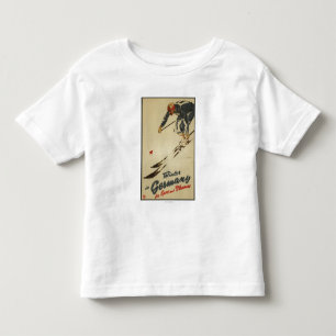 Sluttande Skier - sport- och nöjePromo Tee Shirt