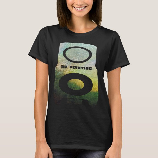 Slutteckning för 3D-skrivarens hett 1 T Shirt (Framsida)